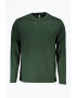 U.S. GRAND POLO EQUIPMENT & APPAREL Tricou barbati cu maneca lunga si imprimeu cu logo verde inchis - Pled.ro