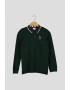 U.S. Polo Assn. Bluza polo cu logo brodat - Pled.ro