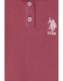 U.S. Polo Assn. Bluza polo cu logo - Pled.ro