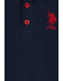 U.S. Polo Assn. Bluza polo cu logo - Pled.ro