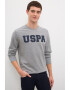 U.S. Polo Assn. Bluza sport cu imprimeu logo - Pled.ro