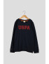 U.S. Polo Assn. Bluza sport din bumbac cu imprimeu logo - Pled.ro