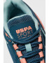 U.S. Polo Assn. Pantofi sport cu talpa wedge si insertii din material textil - Pled.ro