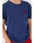 U.S. Polo Assn. Set de tricou de bumbac si pantaloni scurti - Pled.ro