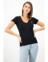 U.S. Polo Assn. Tricou cu decolteu in V si model logo - Pled.ro