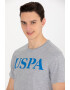 U.S. Polo Assn. Tricou de bumbac cu imprimeu logo - Pled.ro