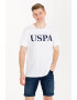 U.S. Polo Assn. Tricou de bumbac cu imprimeu logo - Pled.ro