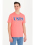 U.S. Polo Assn. Tricou de bumbac cu imprimeu logo - Pled.ro