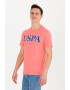 U.S. Polo Assn. Tricou de bumbac cu imprimeu logo - Pled.ro