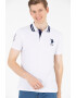 U.S. Polo Assn. Tricou polo slim fit cu broderie logo - Pled.ro