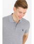 U.S. Polo Assn. Tricou polo slim fit din amestec de bumbac - Pled.ro