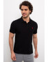 U.S. Polo Assn. Tricou polo slim fit din material pique - Pled.ro