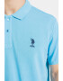 U.S. Polo Assn. Tricou polo slim fit cu logo discret - Pled.ro