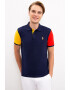 U.S. Polo Assn. Tricou polo slim fit cu maneci contrastante - Pled.ro