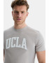 UCLA Tricou cu decolteu la baza gatului si imprimeu logo Culver - Pled.ro