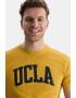 UCLA Tricou cu decolteu la baza gatului si imprimeu logo Culver - Pled.ro