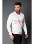 uFIT Bluza sport cu maneci raglan si imprimeu logo - Pled.ro