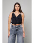 uFIT Top crop cu funda supradimensionata - Pled.ro