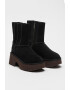 UGG Cizme medii din piele intoarsa Classic Twin - Pled.ro