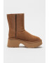 UGG Cizme medii din piele intoarsa Classic Twin - Pled.ro