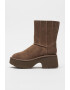 UGG Cizme medii din piele intoarsa Classic Twin - Pled.ro