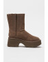 UGG Cizme medii din piele intoarsa Classic Twin - Pled.ro