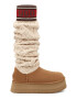 UGG Cizme mid-calf cu platforma Classic Sweater Letter - Pled.ro