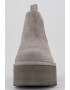 UGG Ghete Chelsea flatform de piele intoarsa cu segmente din material textil Neumel - Pled.ro