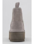 UGG Ghete Chelsea flatform de piele intoarsa cu segmente din material textil Neumel - Pled.ro