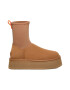 UGG Ghete cu segmente de piele intoarsa Classic Diper - Pled.ro