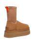 UGG Ghete cu segmente de piele intoarsa Classic Diper - Pled.ro