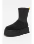 UGG Ghete cu segmente de piele intoarsa Classic Diper - Pled.ro