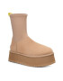 UGG Ghete cu segmente de piele intoarsa Classic Diper - Pled.ro