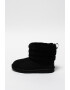 UGG Ghete de piele intoarsa cu aspect matlasat fara inchidere Fluff Mini - Pled.ro