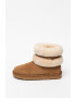 UGG Ghete de piele intoarsa cu garnituri din piele de oaie Fluff Mini - Pled.ro