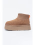 UGG Ghete de piele intoarsa cu segment din material textil Classic Mini Dipper - Pled.ro