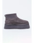 UGG Ghete de piele intoarsa cu segment din material textil Classic Mini Dipper - Pled.ro