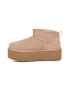 UGG Ghete de piele intoarsa fara inchidere Classic Ultra Mini - Pled.ro