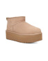 UGG Ghete de piele intoarsa fara inchidere Classic Ultra Mini - Pled.ro