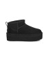 UGG Ghete de piele intoarsa fara inchidere Classic Ultra Mini - Pled.ro