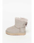 UGG Ghete din piele intoarsa cu aplicatie cu funda Mini Bailey - Pled.ro