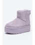 UGG Ghete flatform rezistente la apa din piele intoarsa Classic Mini - Pled.ro