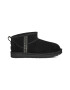 UGG Ghete slip-on de piele intoarsa cu aplicatii de strasuri Classic Ultra BI - Pled.ro