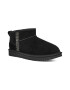 UGG Ghete slip-on de piele intoarsa cu aplicatii de strasuri Classic Ultra BI - Pled.ro