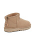 UGG Ghete slip-on de piele intoarsa cu finisaj rezistent la apa Classic Ultra Mini - Pled.ro