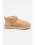 UGG Ghete slip-on de piele intoarsa cu finisaj rezistent la apa Classic Ultra Mini - Pled.ro