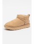 UGG Ghete slip-on de piele intoarsa cu finisaj rezistent la apa Classic Ultra Mini - Pled.ro