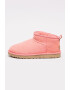 UGG Ghete slip-on de piele intoarsa cu finisaj rezistent la apa Classic Ultra Mini - Pled.ro