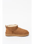 UGG Ghete slip-on din piele intoarsa Classic Ultra Mini - Pled.ro