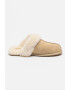 UGG Papuci de casa de piele intoarsa cu garnituri de piele de oaie Scuffette II - Pled.ro